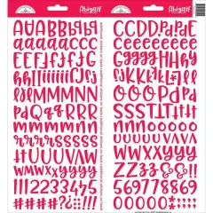 Doodlebug Design Inc.&trade; Abigail&trade; Font Alpha Cardstock Stickers Ladybug