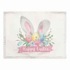 Happy Easter Banner 14" x 18" Poly Twill Placemat