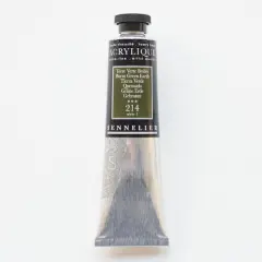 Sennelier Extra Fine Artists' Acrylic Paint, 60mL 214 Burnt Green Earth