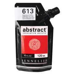 Sennelier Abstract&reg; Satin Acrylic Paint, 4oz. Cadmium Red Light Hue