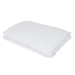 White Glittered Soft Plush Buffalo Artificial Christmas Snow Drape