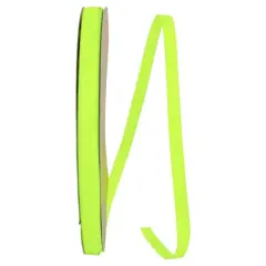 JAM Paper 3/8" Grosgrain Texture Ribbon Neon Yellow