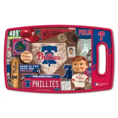 MLB Retro Series Cutting Board Philadelphia Phillies