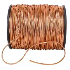 JAM Paper 1/16" Home D&eacute;cor Trimmings Stretch Cord Copper