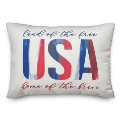 Paintstroke USA Indoor/Outdoor Pillow