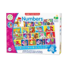 Jumbo Floor Puzzle - Numbers: 50 Pcs