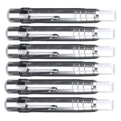 Charles Leonard Silver Aluminum Chalk Holder, 6ct.