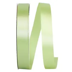 JAM Paper 7/8" x 100yd. Single Face Satin Allure Ribbon Mint