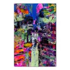 Bright Neon 24" x 36" Canvas Wall Art
