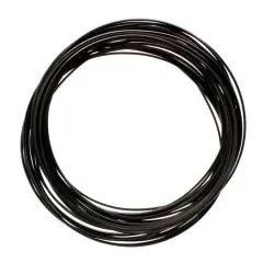 The Beadsmith&reg; Wire Elements&trade; 21 Gauge Tarnish Resistant Square Soft Temper Wire, 7yd. Black