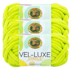 3 Pack Lion Brand&reg; Vel-Luxe Jumbo Yarn Tender Shoots