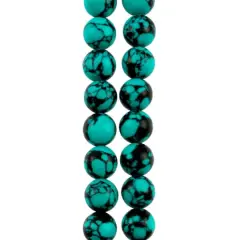 10mm Clay Round Beads by Bead Landing&trade; Blue