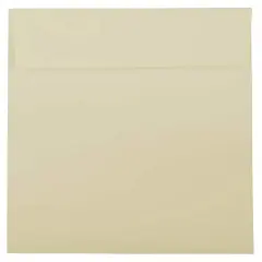 JAM Paper 8.5" x 8.5" Strathmore Invitation Envelopes, 25ct. Ivory Wove
