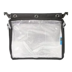 Innovative Storage Designs Clear Mesh Expanding Zipper Pouch