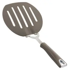 Martha Stewart Large Taupe Nylon Slotted Spatula