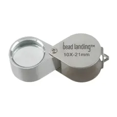 Silver 10X Magnification Loupe by Bead Landing&trade;