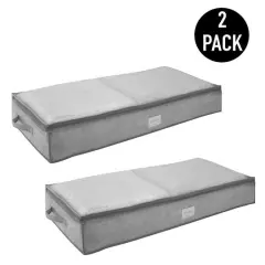 Simplify Under the Bed Storage Bag, 2ct. Gray
