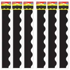 Trend Enterprises&reg; Terrific Trimmers&reg; Classic Borders, 234ft. Black