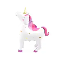 5ft. Pink Unicorn Standing Foil Balloon Decoration