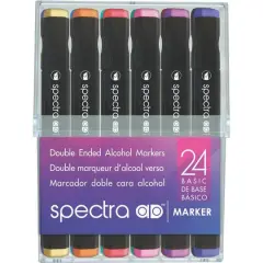 Chartpak&reg; Spectra Ad&trade; 24 Color Marker Set