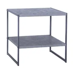 Household Essentials 20" Jamestown End Table Gray