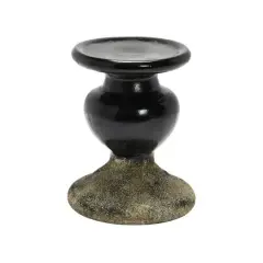 Hello Honey&reg; 6.5" 2-Tone Sculptural Terra Cotta Candle Holder