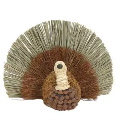 13.75" Brown Seagrass Turkey Tabletop Accent by Ashland&reg;