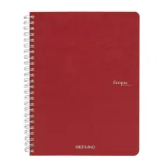 Fabriano&reg; EcoQua Spiral Bound Lined Notebook Cherry