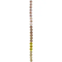 Hibiscus Fall Czech Glass Flower Beads, 8.6mm by Bead Landing&trade;