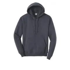 Port & Company&reg; Heathered Colors Core Fleece Pullover Hooded Sweatshirt Heather Navy