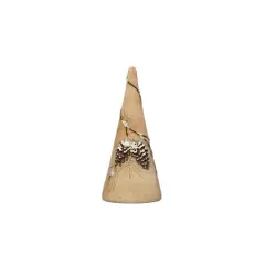 Hello Honey&reg; 8.5" Natural Hand-Painted Eucalyptus Wood Tree