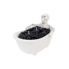6" Skeleton & Filled Bath Unscented Candle by Ashland&reg;