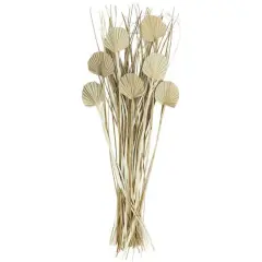 3ft. Brown Dried Plant Palm Leaf Natural Foliage with Grass