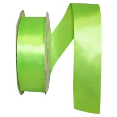 JAM Paper 1.5" x 50yd. Single Face Satin Ribbon Citrus