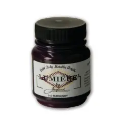 Jacquard Lumiere Metallic Acrylic Paint, 2.25oz. Burgundy