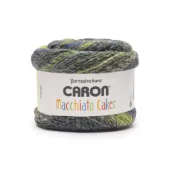 Caron&reg; Macchiato Cakes&trade; Yarn Blue Black Shock