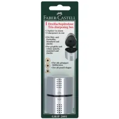 Faber-Castell&reg; Carded Trio Sharpening Box