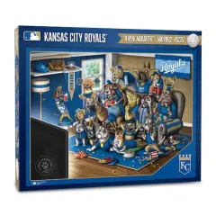 MLB Purebred Fans A Real Nailbiter 500 Piece Puzzle Kansas City Royals