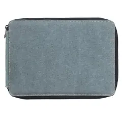Global Art 120 Slot Steel Blue Canvas Pencil Case