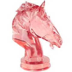 13" Horse Decorative Sculpture Pink