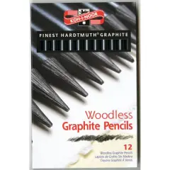 Koh-I-Noor Progresso 12 Piece Woodless Graphite Pencil Set