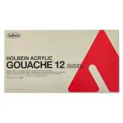 Holbein Acrylic Gouache 12-Color School Paint Set
