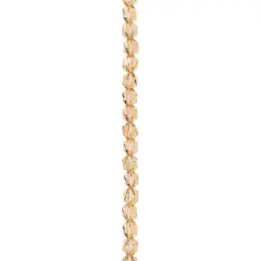 Amber Glass Triangle Faceted Beads, 6mm by Bead Landing&trade;