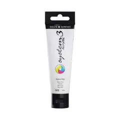 Daler-Rowney&reg; Original System 3 Acrylic Paint, 59mL 009 Titanium White