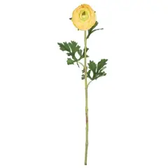Yellow Ranunculus Artificial Stem, 4ct.