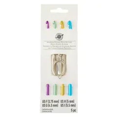 Aluminum Crochet Hook Set with Scissors by Loops & Threads&reg;