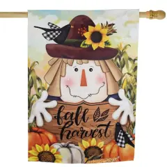 40" x 28" Scarecrow Fall Harvest Outdoor House Flag