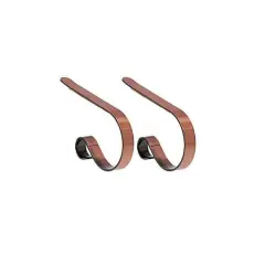 Original MantleClip&reg; Brushed Copper Stocking Holders, 2ct.