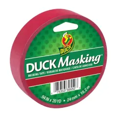 Duck Masking&reg; Brand Masking Tape Red