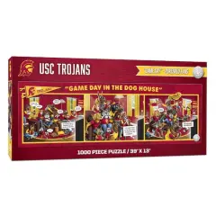 College Game Day in the Dog House 1,000 Piece Puzzle USC Trojans
